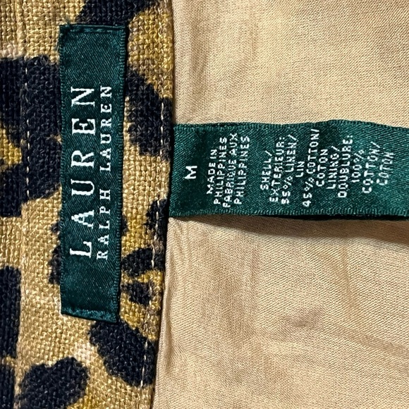 Lauren Ralph Lauren animal print blazer. Size medium - Picture 9 of 10